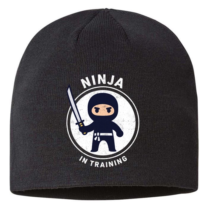 Ninja In Training Sword Sustainable Beanie