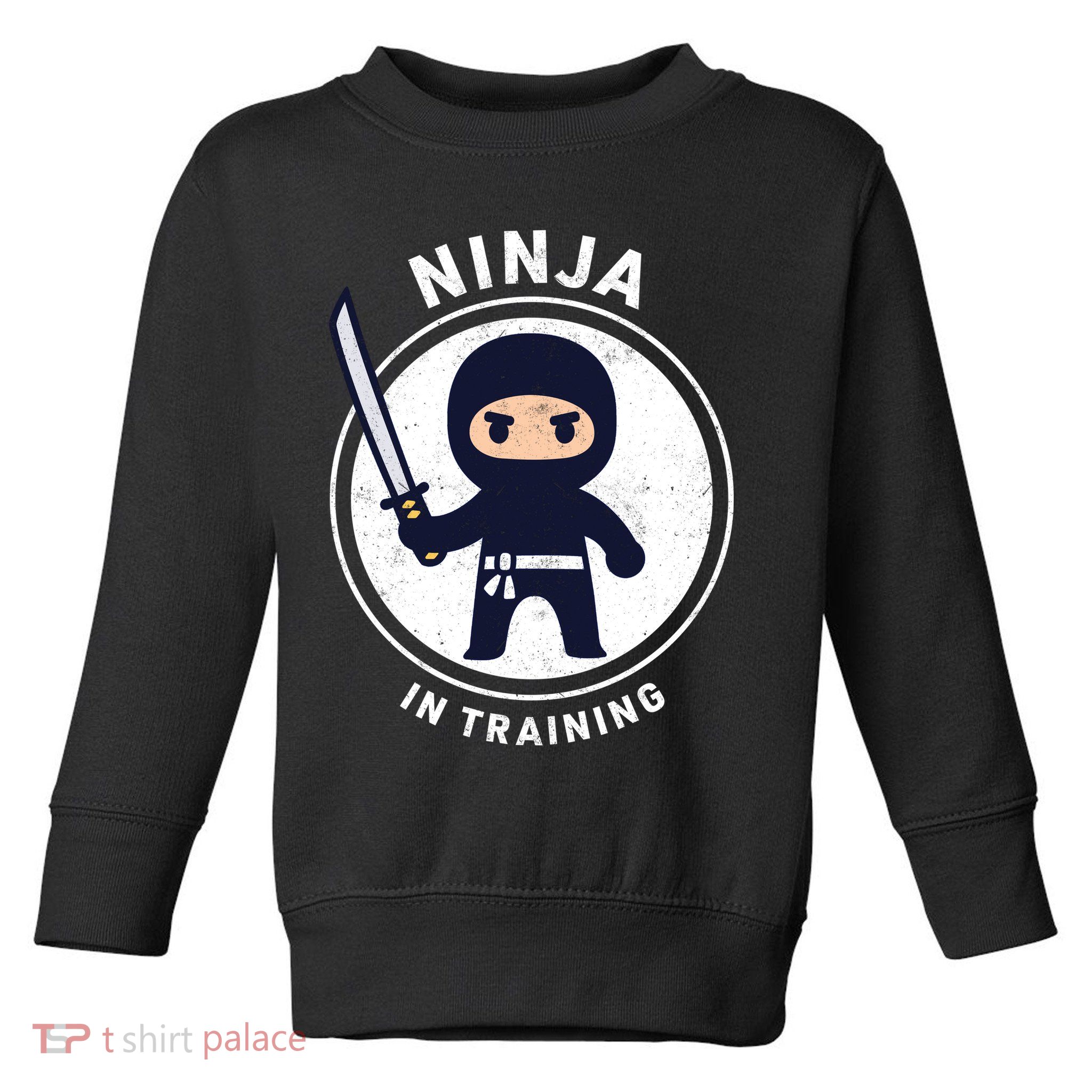 Ninja In Training Sword Toddler Sweatshirt
