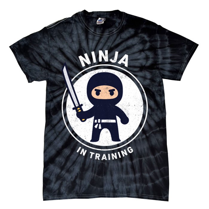 Ninja In Training Sword Tie-Dye T-Shirt