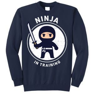 Ninja In Training Sword Tall Sweatshirt