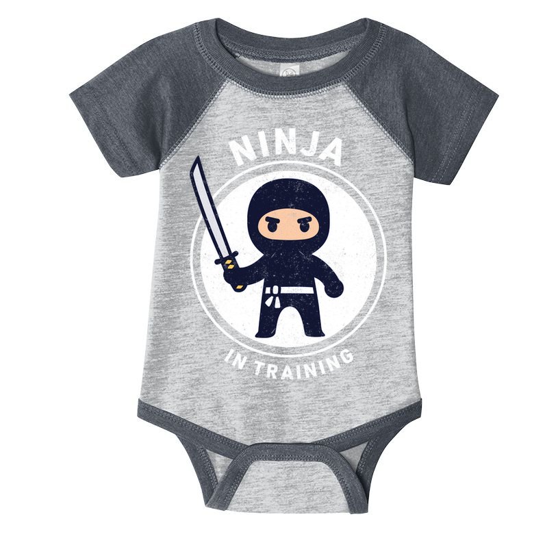 Ninja In Training Sword Infant Baby Jersey Bodysuit