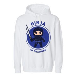 Ninja In Training Sword Garment-Dyed Fleece Hoodie