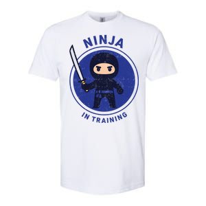 Ninja In Training Sword Softstyle CVC T-Shirt