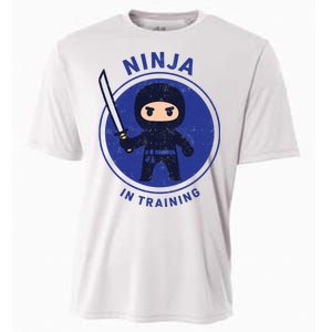 Ninja In Training Sword Cooling Performance Crew T-Shirt