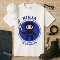 Ninja In Training Sword Tall T-Shirt