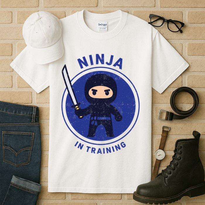 Ninja In Training Sword Tall T-Shirt