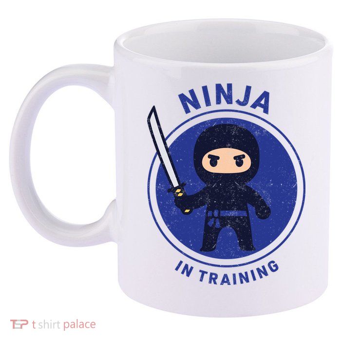 Ninja In Training Sword 11oz C Handle Ceramic Mug