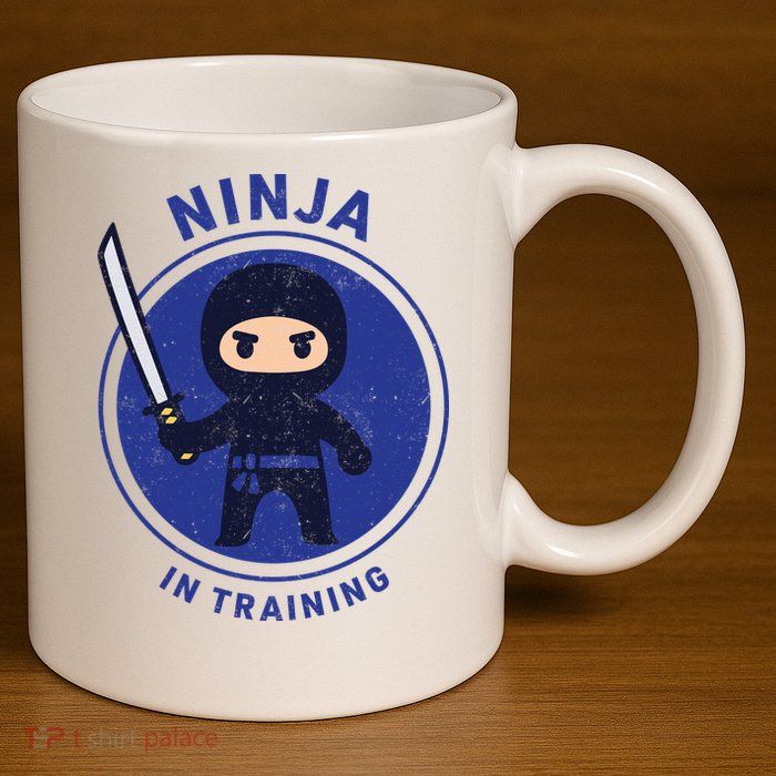 Ninja In Training Sword 11oz C Handle Ceramic Mug