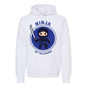 Ninja In Training Sword Premium Hoodie