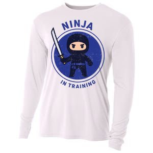 Ninja In Training Sword Cooling Performance Long Sleeve Crew