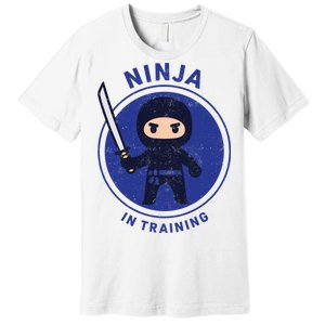 Ninja In Training Sword Premium T-Shirt