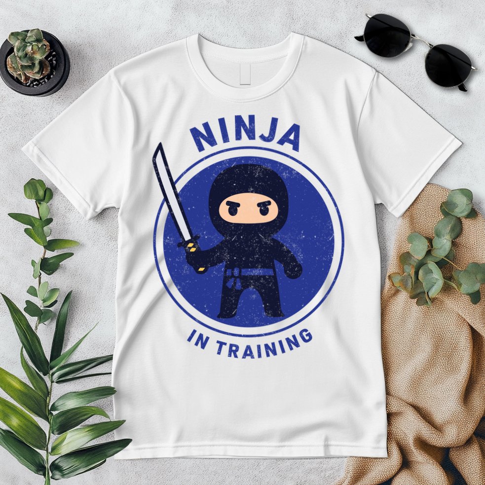Ninja In Training Sword Premium T-Shirt