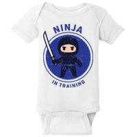 Ninja In Training Sword Baby Bodysuit