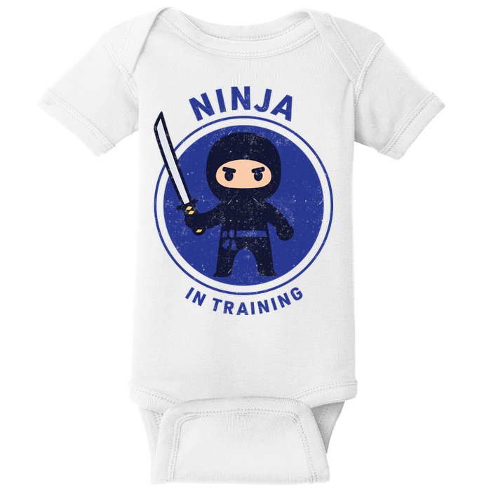 Ninja In Training Sword Baby Bodysuit