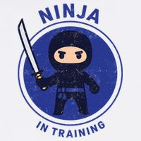 Ninja In Training Sword Baby Bodysuit