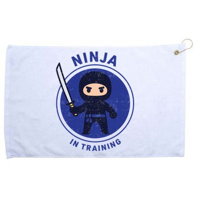 Ninja In Training Sword Grommeted Golf Towel