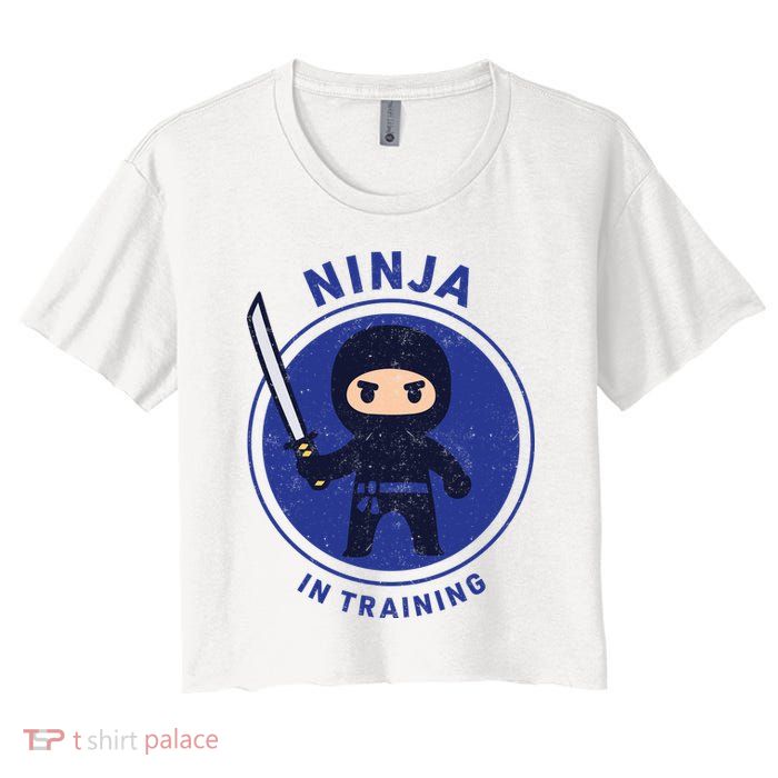Ninja In Training Sword Crop Top