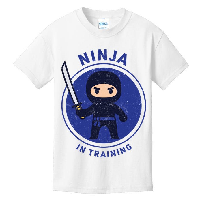 Ninja In Training Sword Kids T-Shirt
