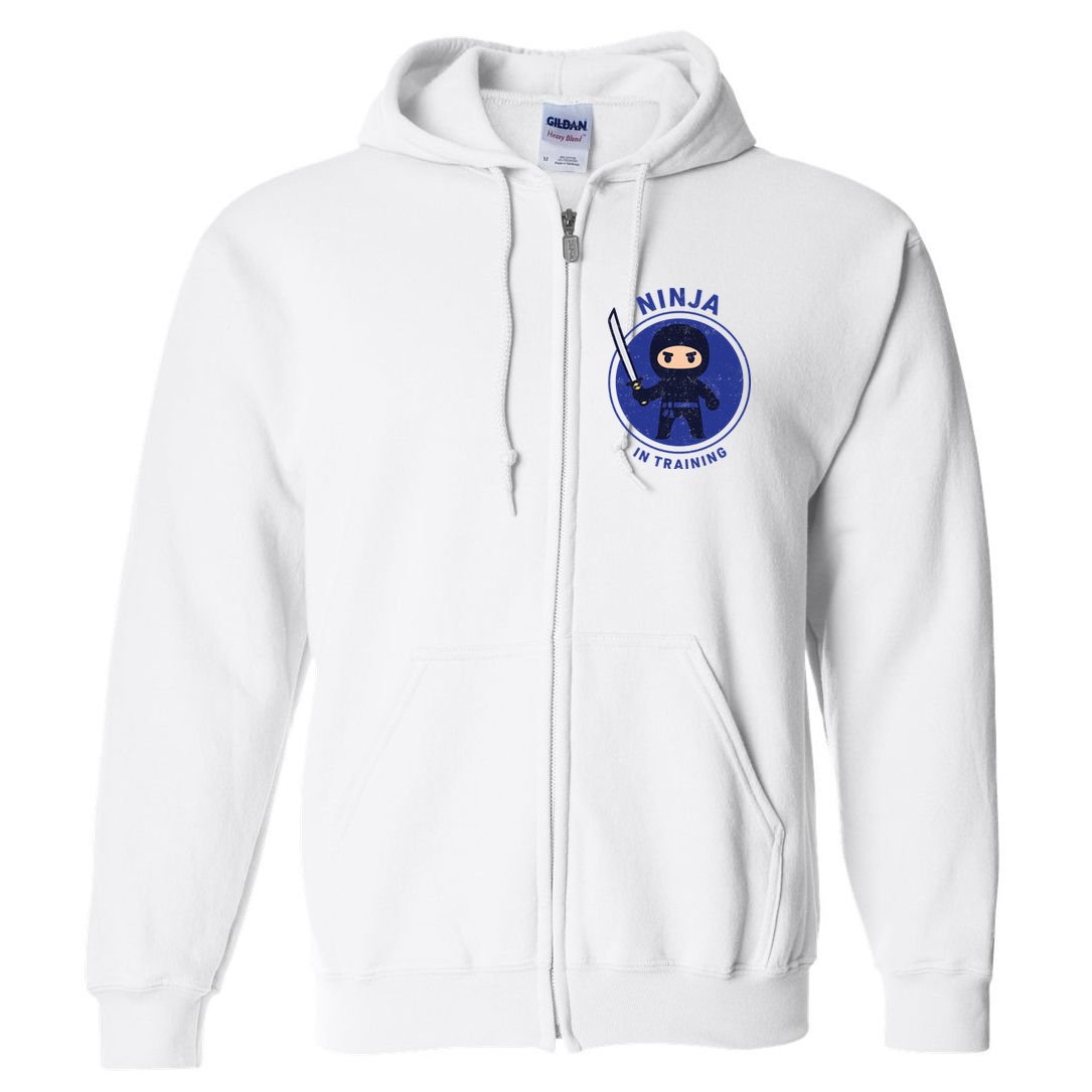 Ninja In Training Sword Full Zip Hoodie