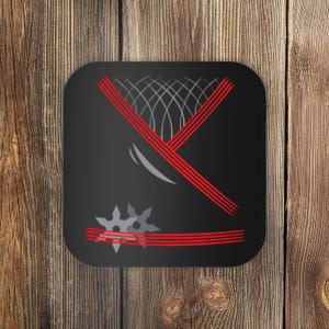 Ninja Outfit Halloween Costume Coaster