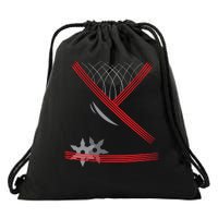 Ninja Outfit Halloween Costume Drawstring Bag