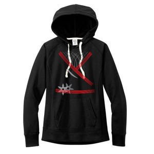 Ninja Outfit Halloween Costume Women's Fleece Hoodie