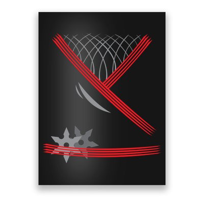 Ninja Outfit Halloween Costume Poster