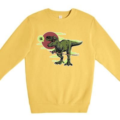 Ninja T-Rex Premium Crewneck Sweatshirt