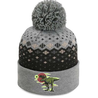 Ninja T-Rex The Baniff Cuffed Pom Beanie