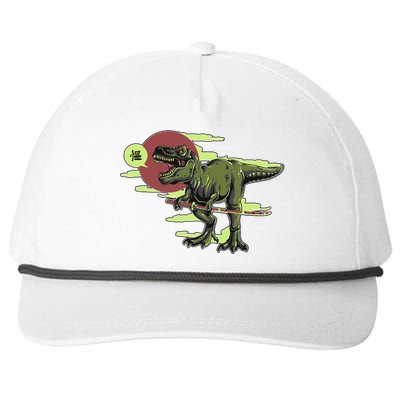 Ninja T-Rex Snapback Five-Panel Rope Hat