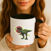 Ninja T-Rex Mug