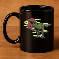 Ninja T-Rex 11oz C Handle Ceramic Mug
