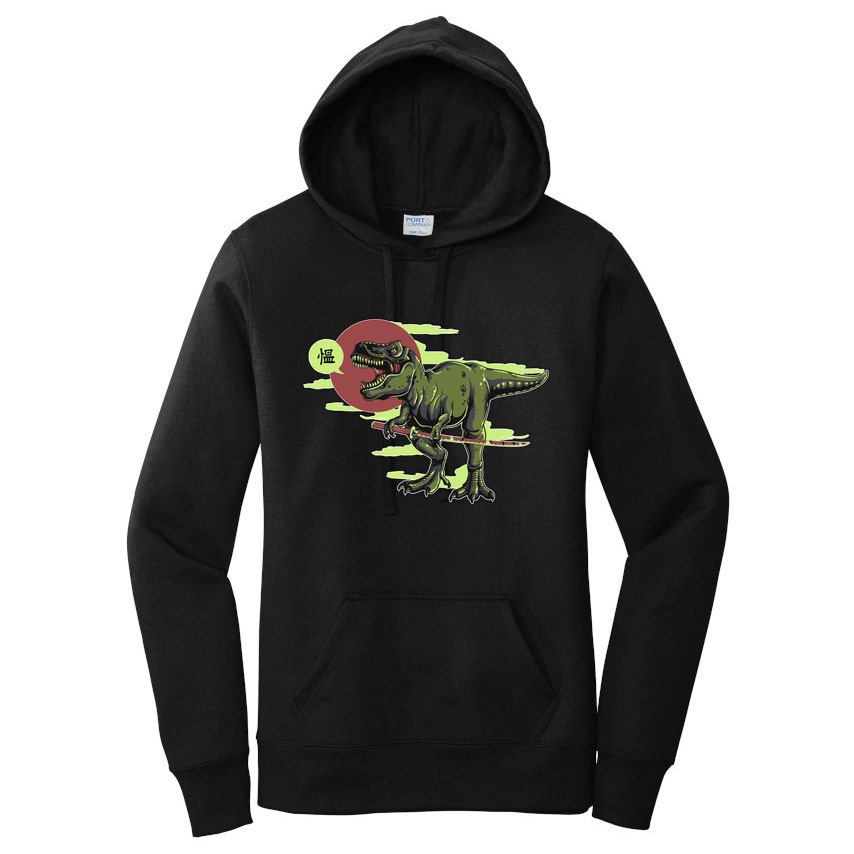 Ninja T-Rex Women's Pullover Hoodie