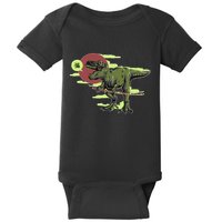Ninja T-Rex Baby Bodysuit