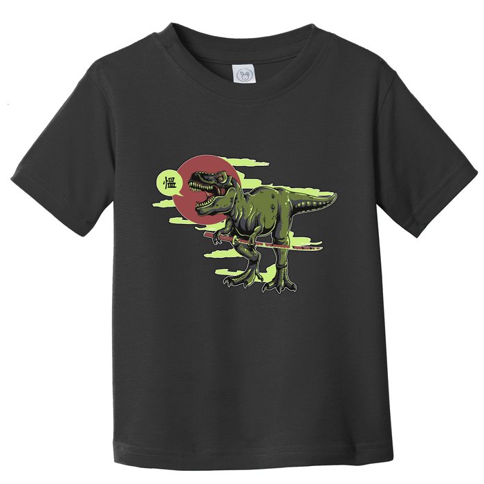 Ninja T-Rex Toddler T-Shirt