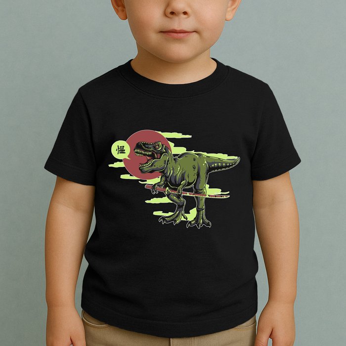Ninja T-Rex Toddler T-Shirt