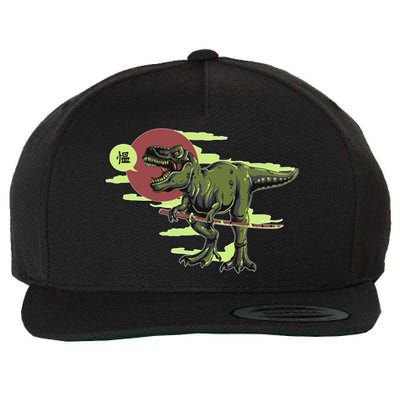 Ninja T-Rex Wool Snapback Cap