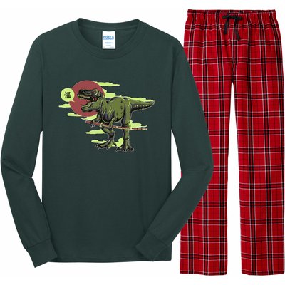 Ninja T-Rex Long Sleeve Pajama Set