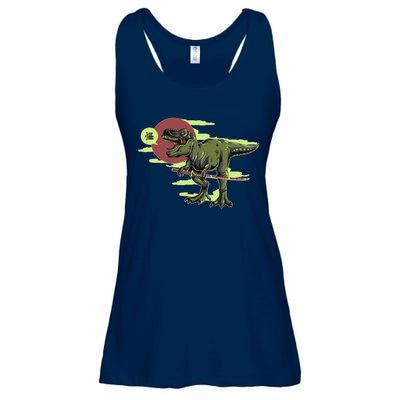 Ninja T-Rex Ladies Essential Flowy Tank