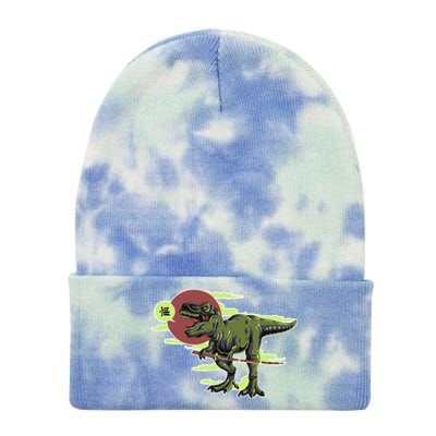 Ninja T-Rex Tie Dye 12in Knit Beanie