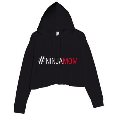 #NinjaMom Crop Fleece Hoodie