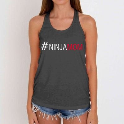 #NinjaMom Women's Knotted Racerback Tank