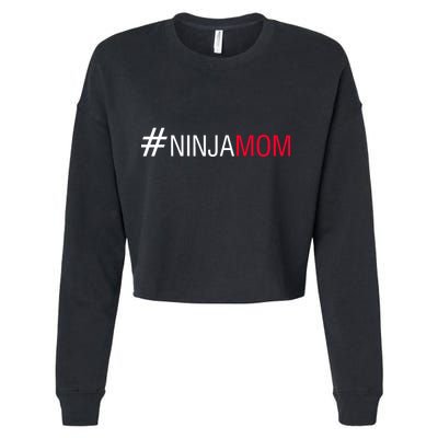 #NinjaMom Cropped Pullover Crew