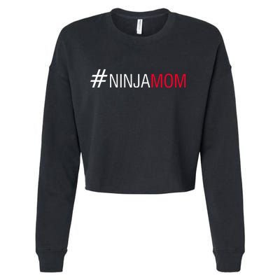 #NinjaMom Cropped Pullover Crew