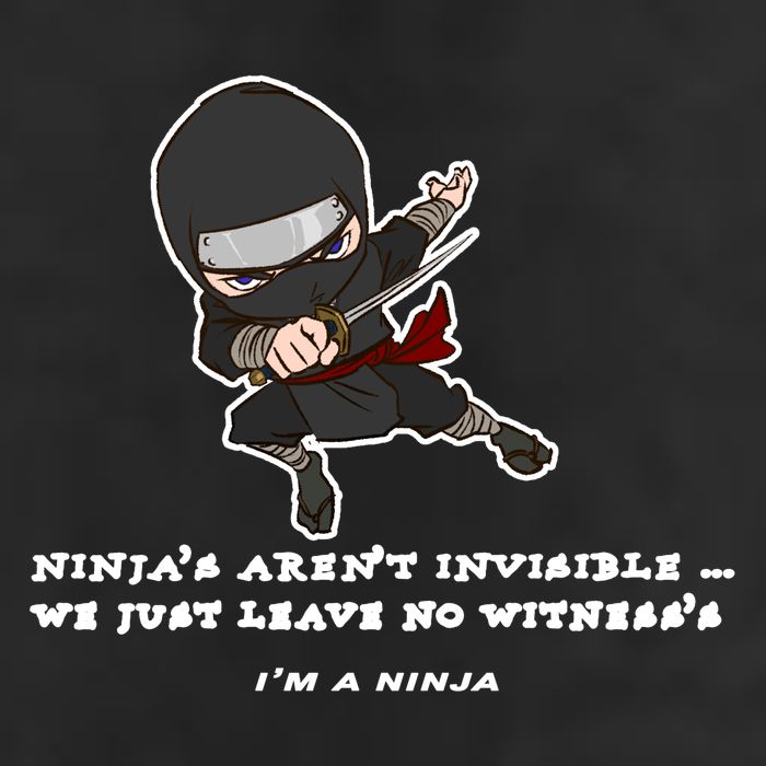 Ninjas Aren't Invisible Leave No Witnesses Adult Drive Performance Visor