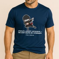 Ninjas Aren't Invisible Leave No Witnesses Cooling Performance Crew T-Shirt