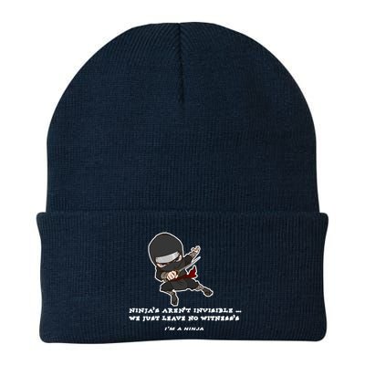 Ninjas Aren't Invisible Leave No Witnesses Beanie