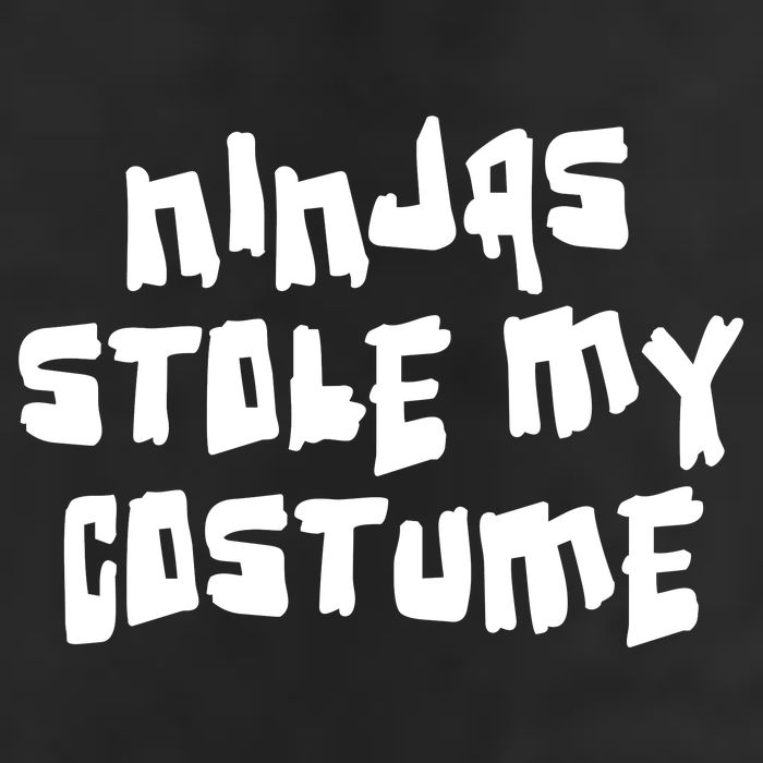Ninjas Stole My Costume Halloween 7 Panel Mesh Trucker Snapback Hat