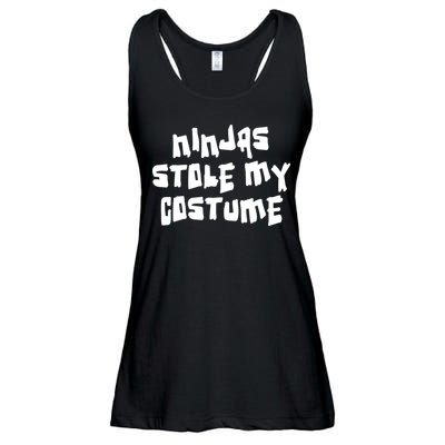 Ninjas Stole My Costume Halloween Ladies Essential Flowy Tank