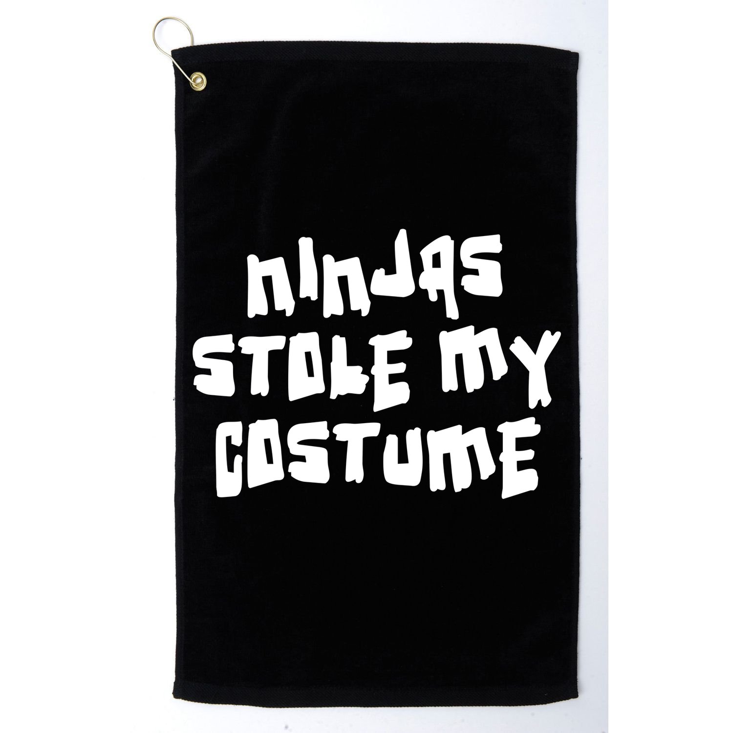 Ninjas Stole My Costume Halloween Golf Towel